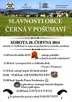 Slavnosti obce Černá v Pošumaví budou opět bohaté